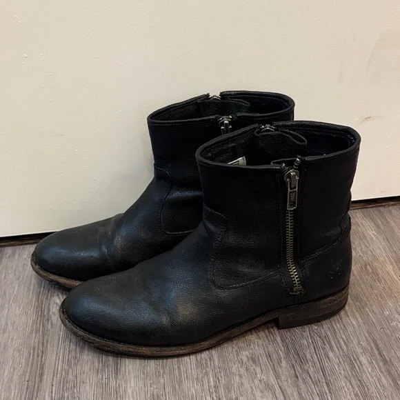 Frye Ethan Double Zip Ankle Boot - Women's 6.5 - Picture 2 of 8